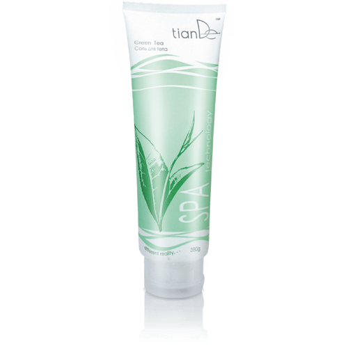 Zelený čaj telová soľ - peeling 380 g | tianDe